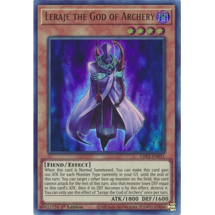 Thẻ bài Yugioh - TCG (UK) - Leraje the God of Archery / GFP2-EN031'