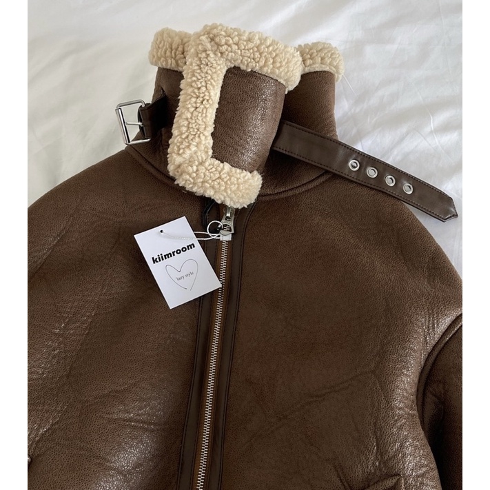 Áo khoác mustang da lộn lót lông (Ảnh thật shop tự chụp, có clip) | BigBuy360 - bigbuy360.vn