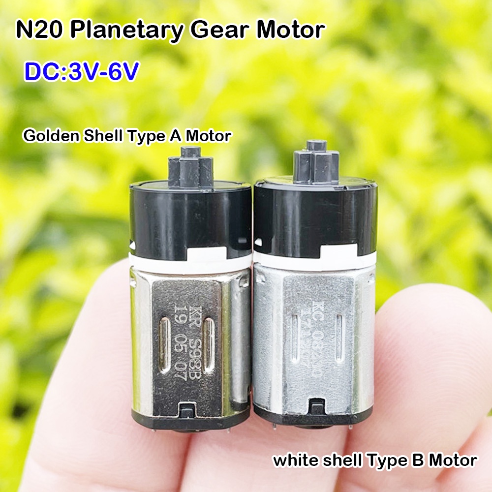 1 Mô Tơ Giảm Tốc Mini 12mm GP12-N20 DC 3V 6V 60RPM 100RPM 220RPM