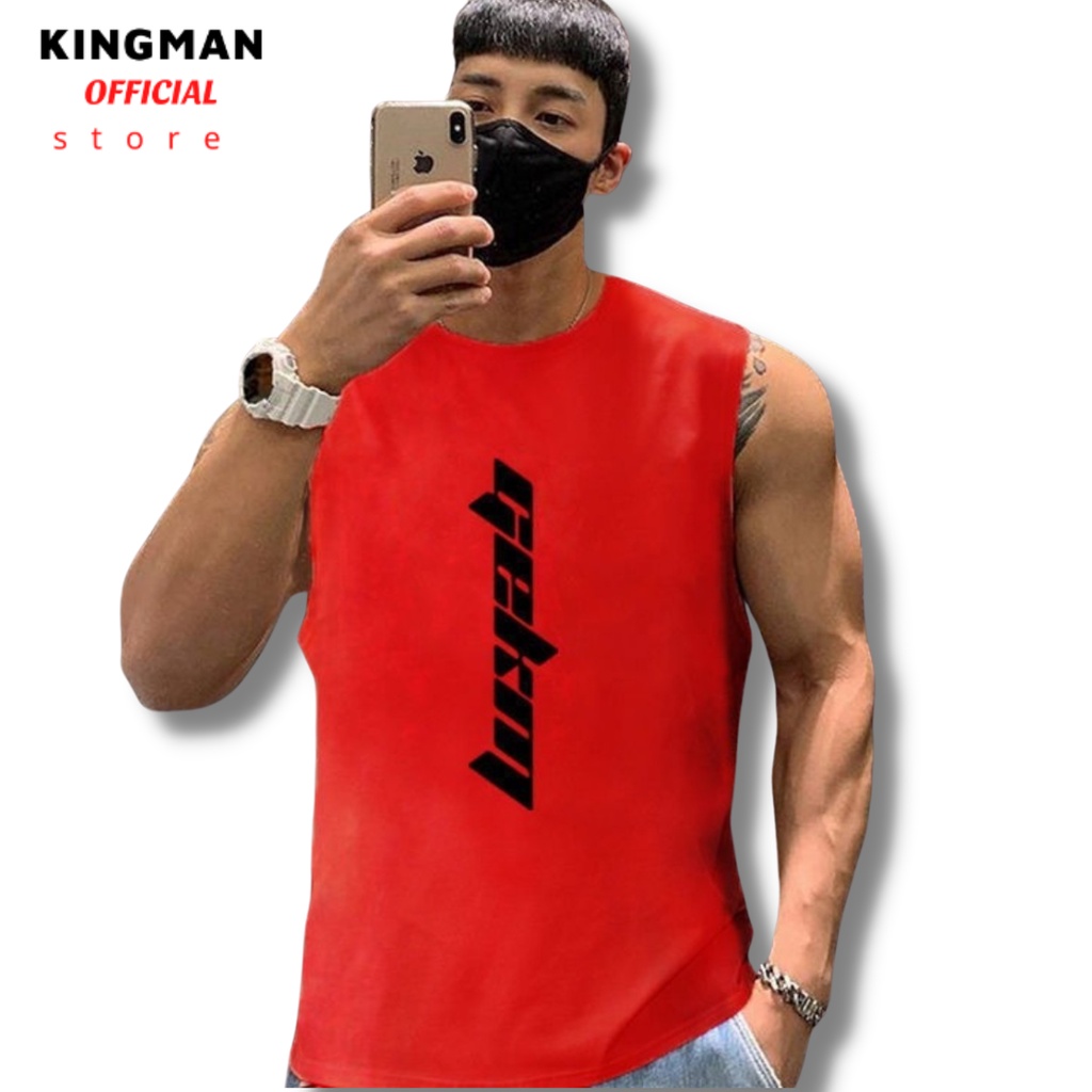 Áo ba lỗ nam tanktop tập gym, áo thun ba lỗ nam 𝗚𝗘𝗞𝗠 chơi bóng rỗ thể thao vải lụa cao cấp thoáng mát