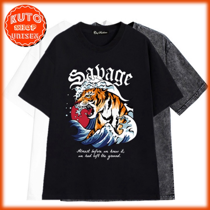 Áo Thun Tay Lỡ Local Brand SABAGE Cotton 100 Form Rộng Unisex