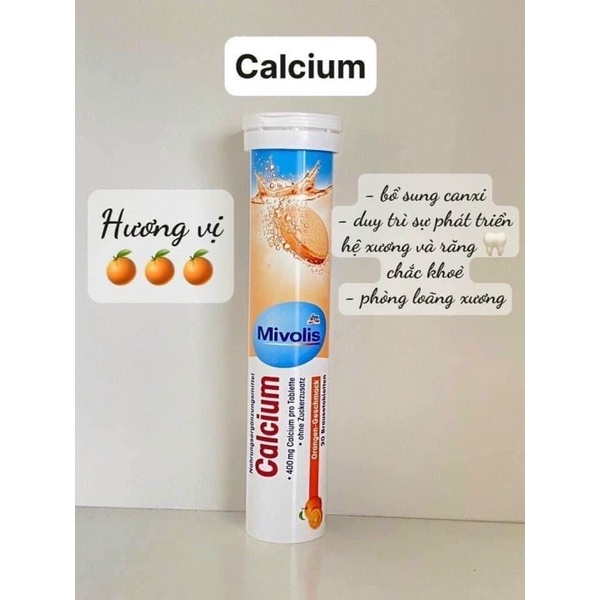 Viên sủi vitamin Mivolis nhập khẩu Đức