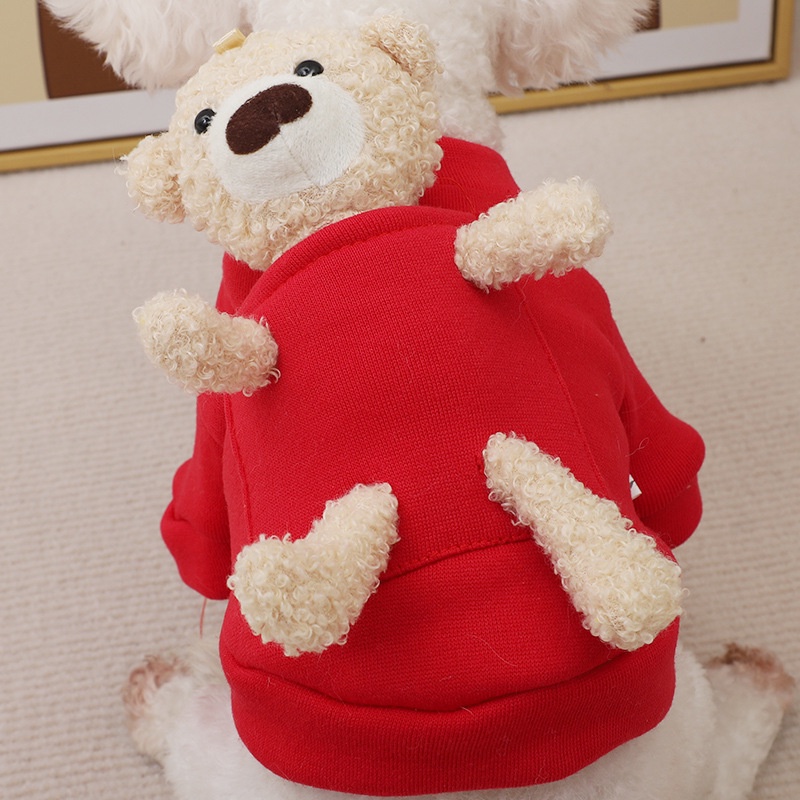 Áo Nỉ In Hình Gấu Teddy Dễ Thương Cho Thú Cưng