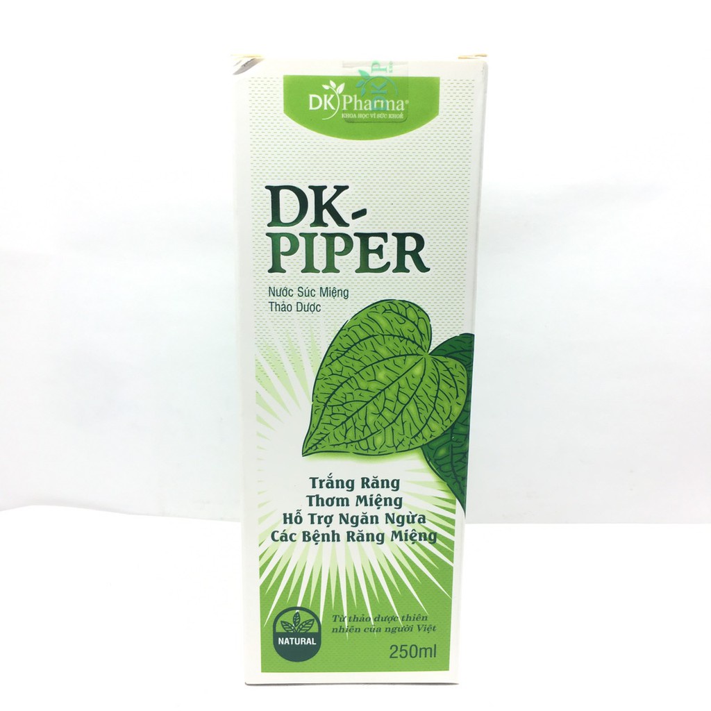 Nước súc miệng thảo dược từ lá trầu không DK-PIPER