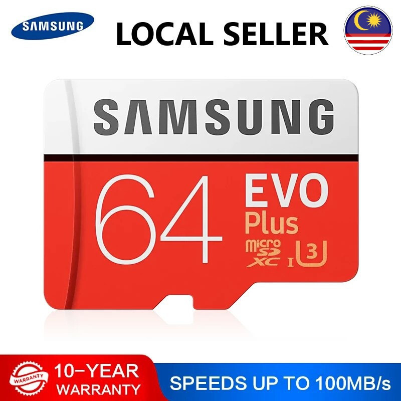 Thẻ Nhớ Samsung EVO Plus Micro SD 16GB 64GB 32GB Class 10 TF U3 4K Hỗ Trợ Thẻ Nhớ Samsung SD 16GB 64GB 32GB