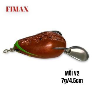 Mồi câu cá, mồi nhái  V2 Bulls câu cá lóc đồng, cá lóc bông, cá chuối(5g / 4.5cm), mồi nhái hơi câu lure cá lóc cực nhạy