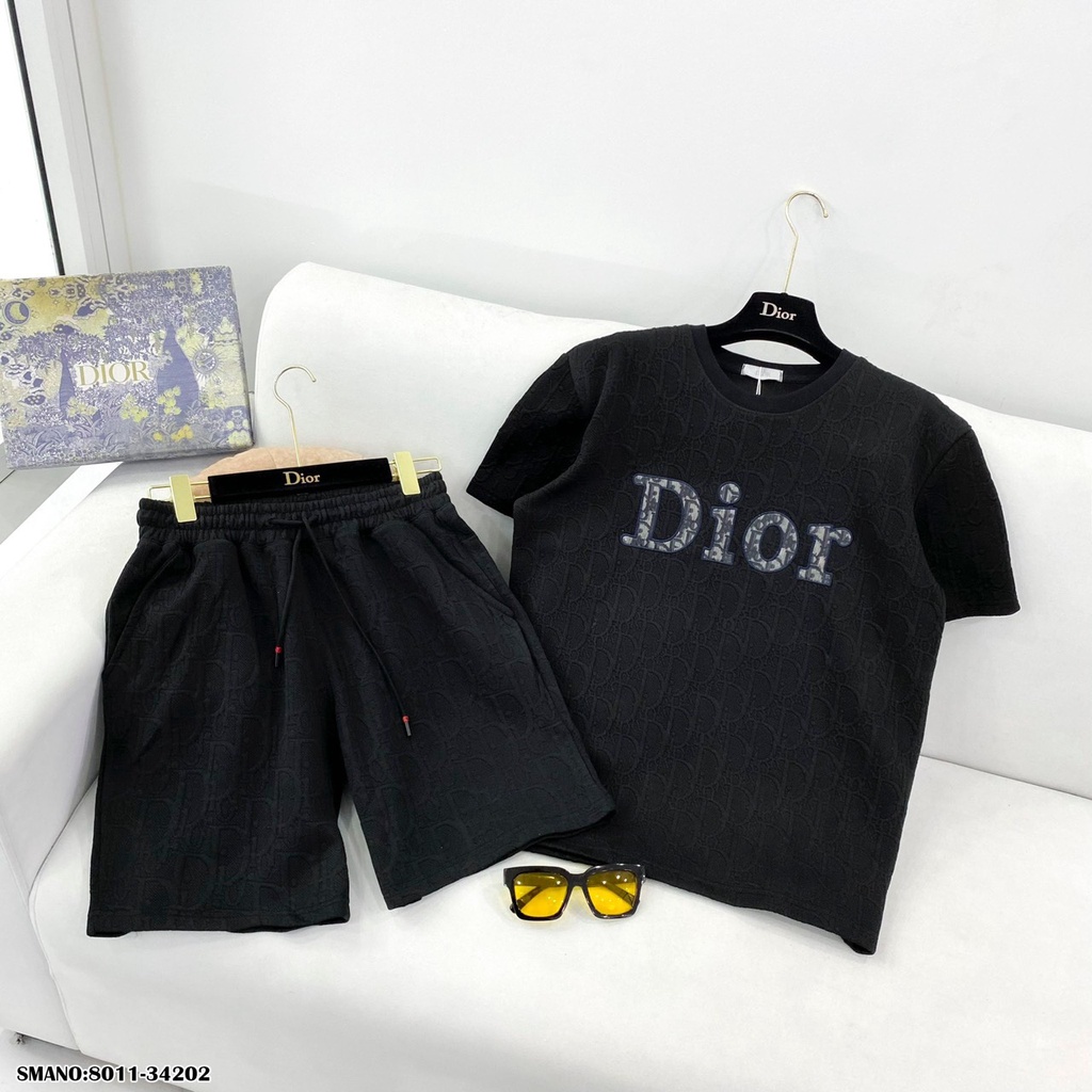 Bộ Quần Áo Di ô Nam Nữ Thêu Chữ Cực Xịn - Bộ Di ô Nam Nữ Dập Họa Tiết Nổi Siêu Đẹp