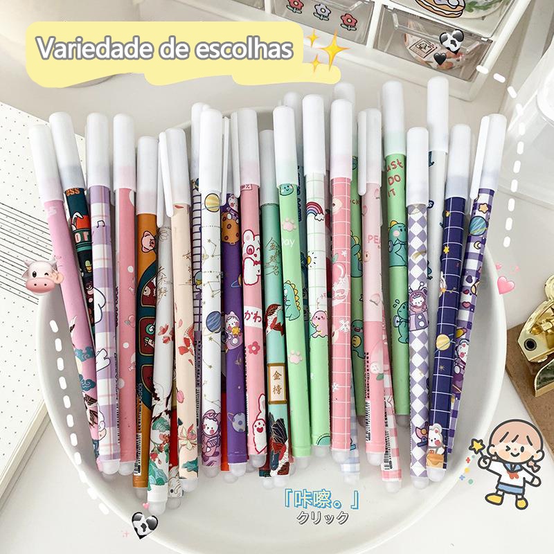 Bút Bi Ngòi 0.35mm Hình Thú Cưng Hoạt Hình Dễ Thương