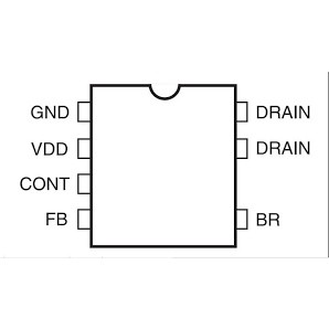 IC nguồn VIPER17L DIP-7