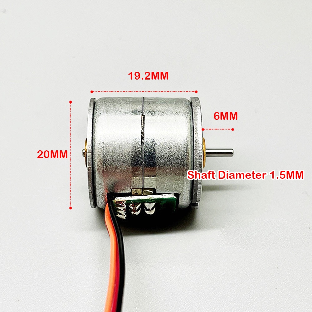 Động Cơ Bước Mini 2 Pha 4 Dây 20mm 20BY 13 Ohm Cho Máy In 3D