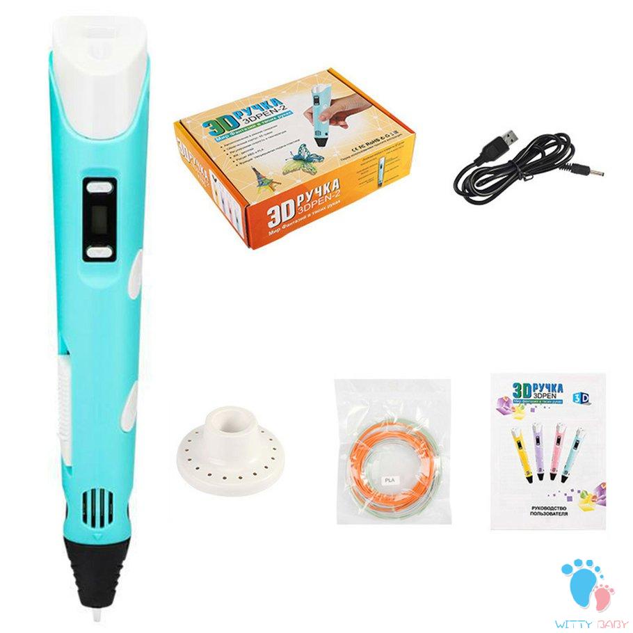 5V DIY Popcorn 3D Printer Cotton Pen USB Pen Bubble Strokes Suitable For Children Expansion Effect Pen