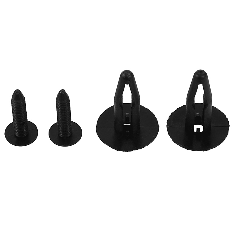 Set 50 Đinh Tán Nhựa 32mm Màu Đen Cho Xe Hơi