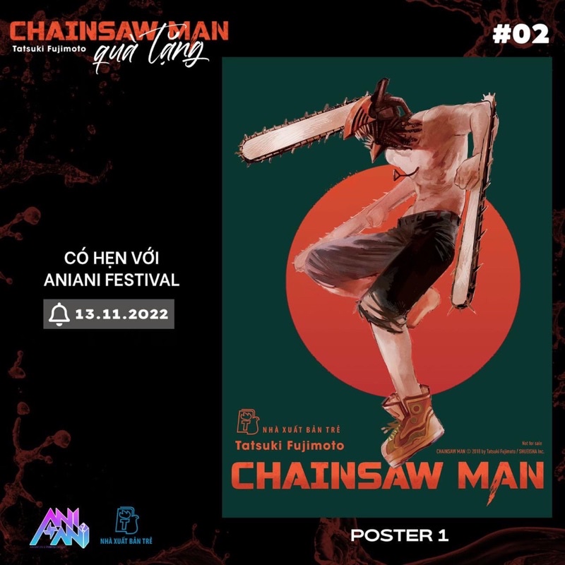 Poster aniani (2 chainsaw man + 1 lookback)