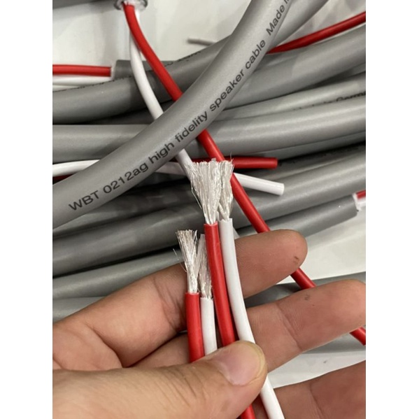Dây loa Đức WBT lõi đồng mạ bạc chống nhiễu