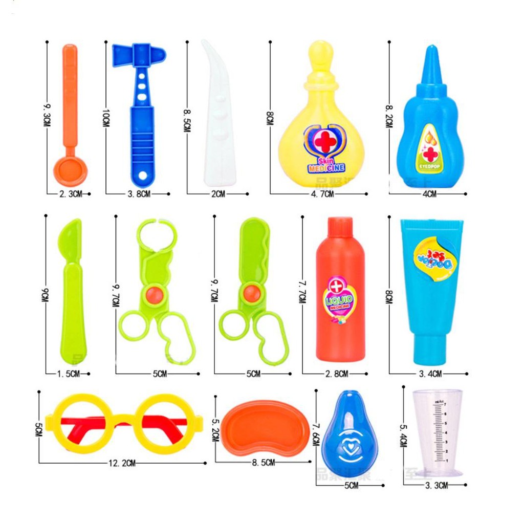 Bộ Đồ Chơi Bác sĩ Nha Khoa, NẤU ĂN 32 chi tiết cho Trẻ