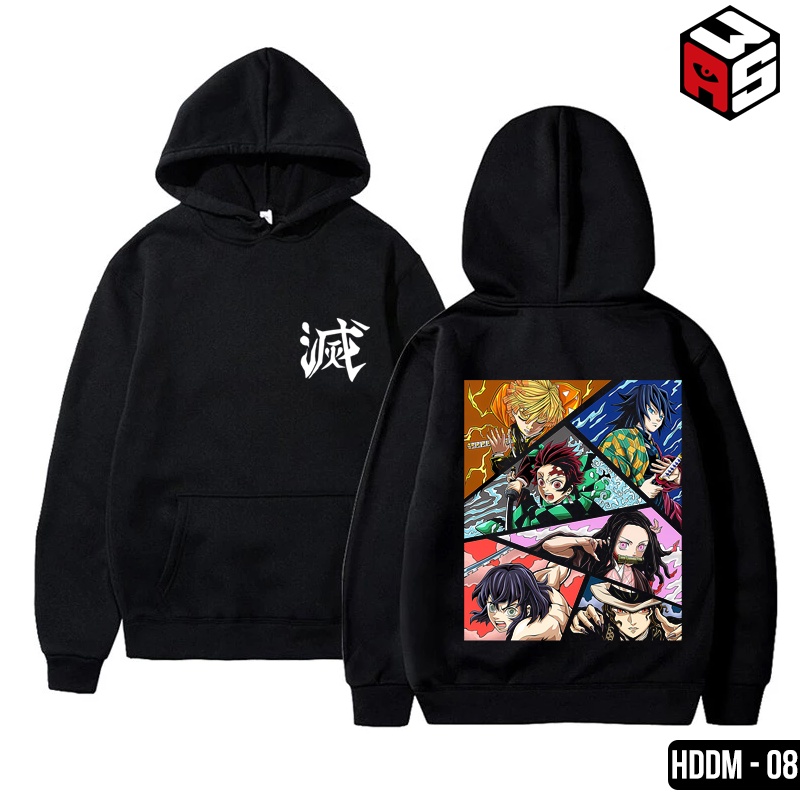 Áo Hoodie Kimetsu no yaiba, áo hoodie Demon Slayer mẫu mới chất nỉ bông dày dặn