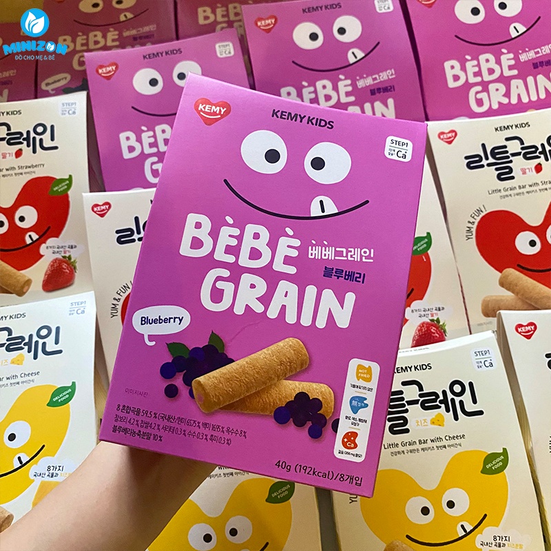 Bánh Ăn Dặm Ngũ Cốc Kemy Kids Gói 40g Cho Bé Từ 8 Tháng