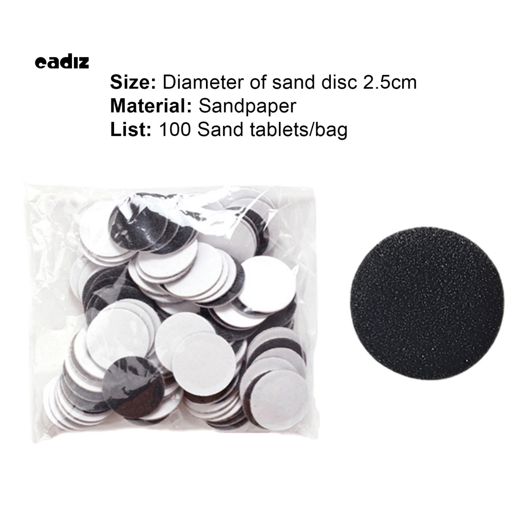 Bộ 100 Giấy Nhám Đánh Bóng Móng Tay Điện Tử Tiện Dụng