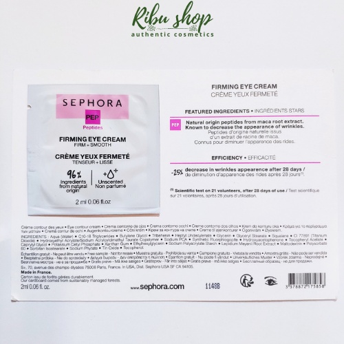 Mẫu thử sample kem dưỡng mắt các hãng xịn - Ribu shop