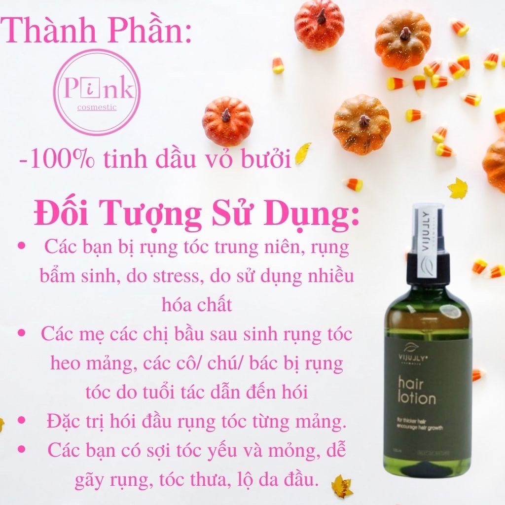 Tinh Dầu Bưởi VIJULY Mới Giảm Rụng Tóc - Kích Thích Mọc Tóc 150ml - PinkStore