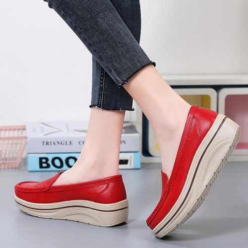 Giày Lười Mũi Tròn Thời Trang Xuân Thu Cho Nữ