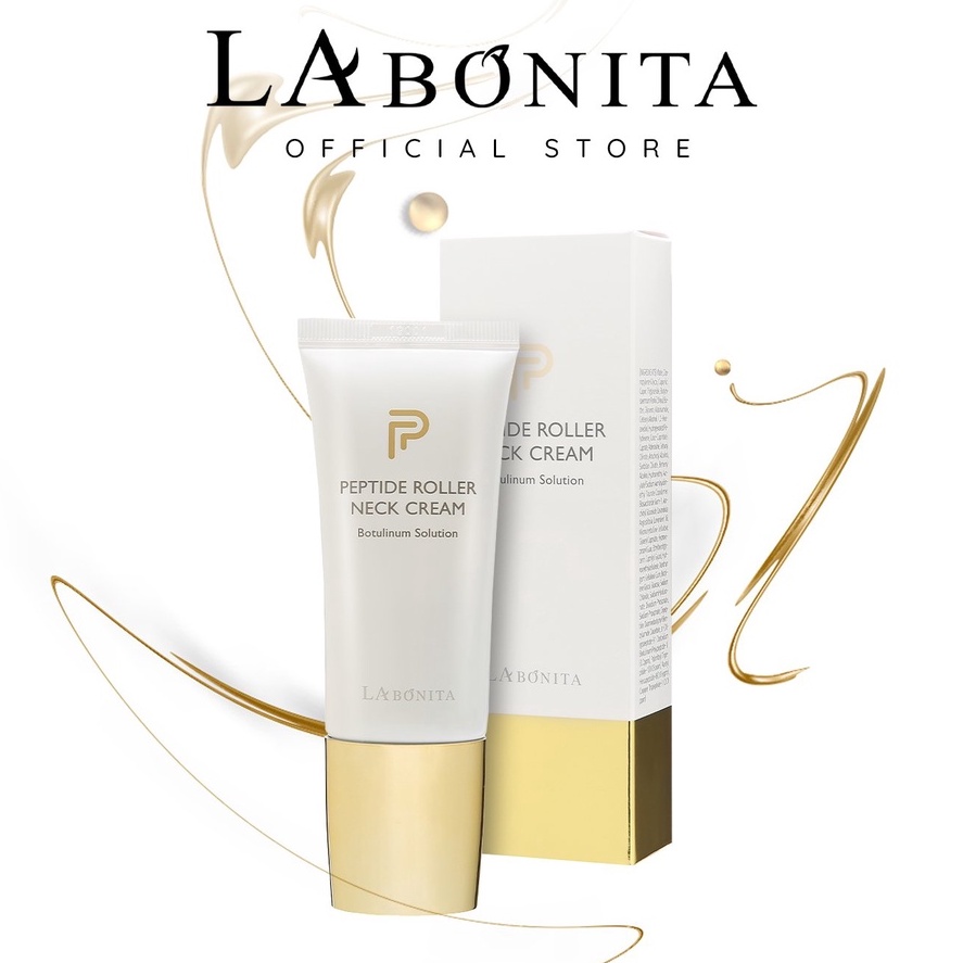 Kem dưỡng da giảm nếp nhăn vùng cổ - La Bonita Peptide Roller Neck Cream 50ml