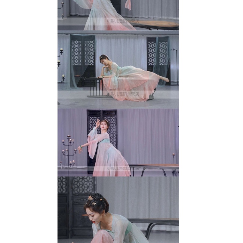 M &amp; E Trang Phục Múa Màu Gradient Phong Cách Mới Luoyang Old Things