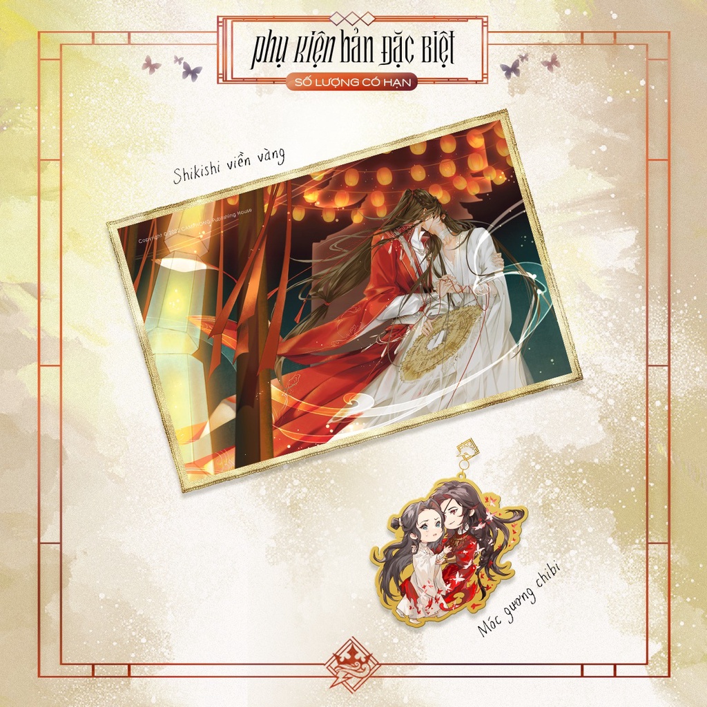 🌟 Phụ kiện móc khoá gương, huy hiệu ánh hologram, shikishi TQTP 7 | Bookstore KyoPyo