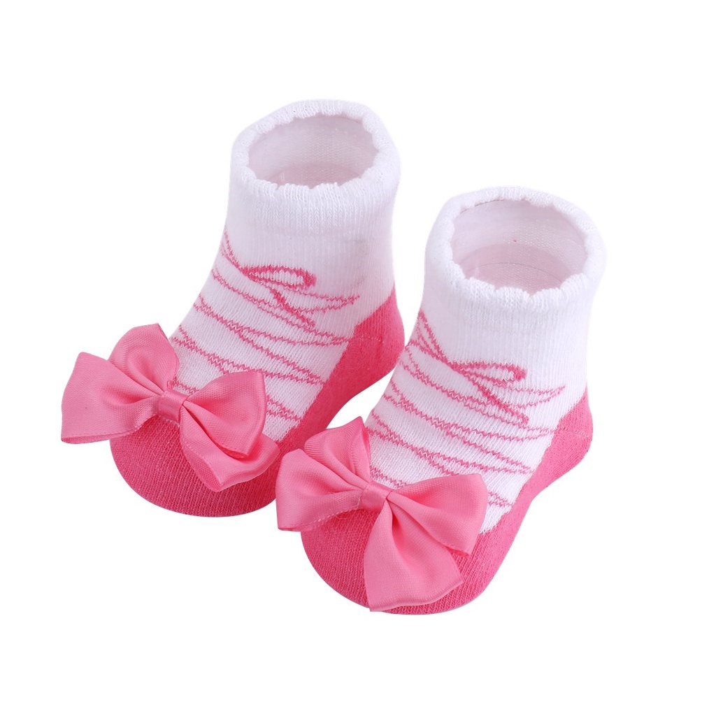 Vớ Cotton ĐíNh Nơ Dễ Thương Cho Bé GáI