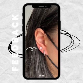 Khuyên tai đá - Tex Dia Earring ( giá 1 chiếc )