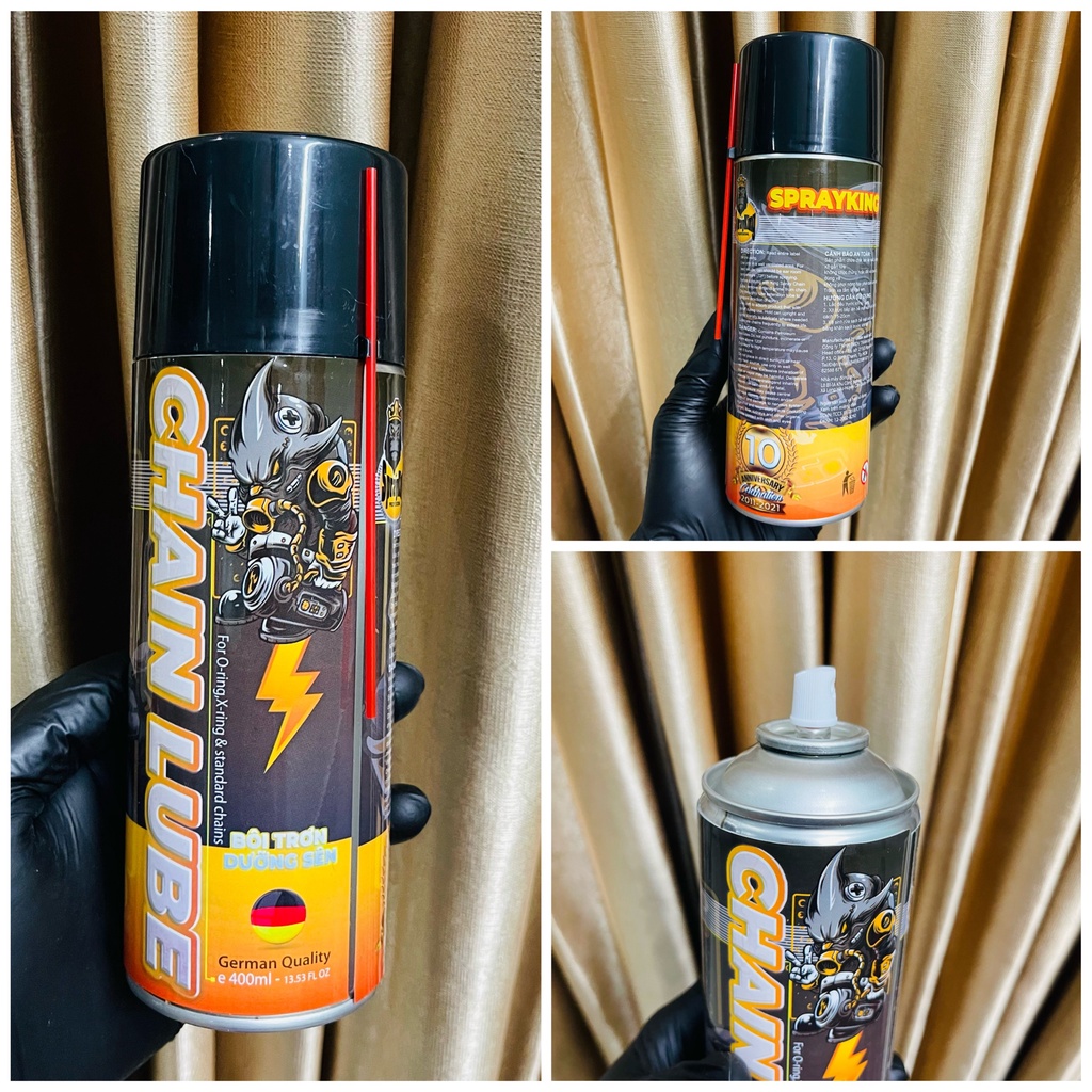 Combo Xịt dưỡng sên SPRAYKING + Rửa sên Mr.Finn Super Clean 500ml,1L