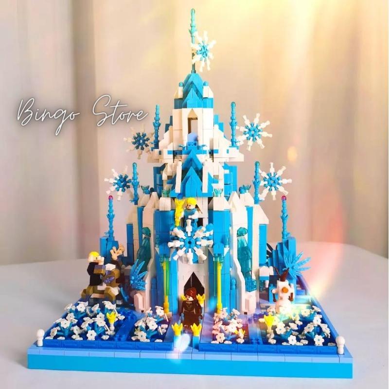 MÔ HÌNH ĐỒ CHƠI LẮP RÁP LÂU ĐÀI TUYẾT 3386+ CHI TIẾT