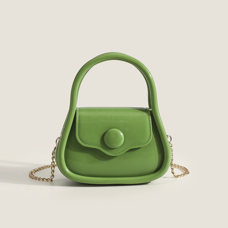 Túi Đeo Chéo mini Phối Dây Xích Phong Cách Hàn Quốc Thời Trang Cho Nữ