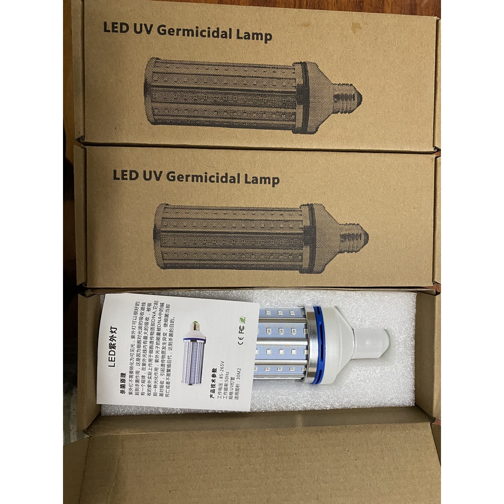Đèn UV Diệt Khuẩn, UVC Led, Bóng Đèn UV 60W Và 30W