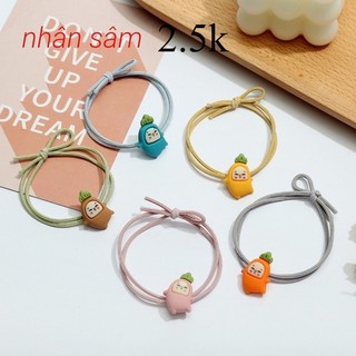 Cột tóc các màu nữ xinh xắn