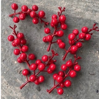 combo 5 chùm quả cherry đỏ bóng