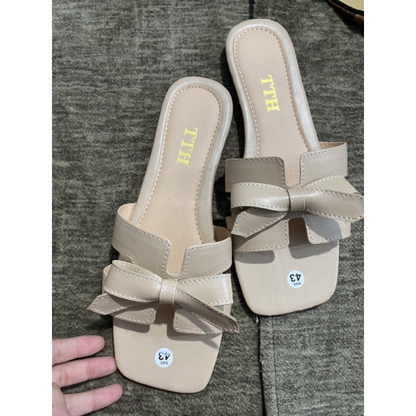 Dép chữ H nơ bigsize 40- TOROSHOES