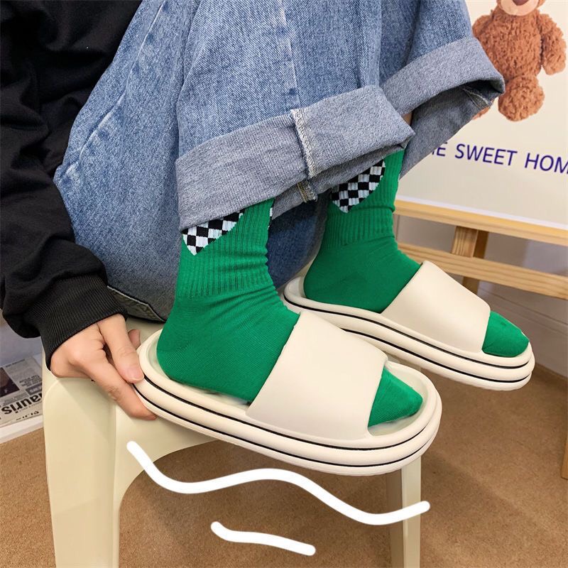 JY377 Dép phản quang nam nữ đế mềm đúc liền êm chân phong cách cá  tính năng động