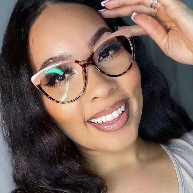 Kính Mát Mắt Mèo Chống Bức Xạ Ánh Sáng Xanh Phong Cách Cổ Điển Cho Nam Và Nữ