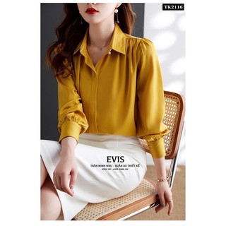 [EVIS.VN] Áo sơ mi công sở chất lụa sang chảnh TK2117
