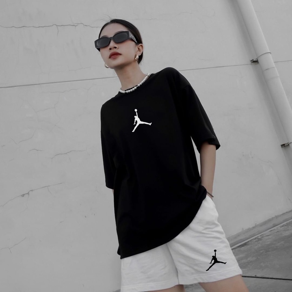 Bộ Thun Cao Cấp Nam Nữ Hàng Thiết kế JD Unisex Form Rộng Chất Cotton Mát Mịn Thấm Hút Mồ Hôi