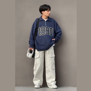 AB HOUSE - Quần kaki túi hộp có dây thắt lưng nam nữ