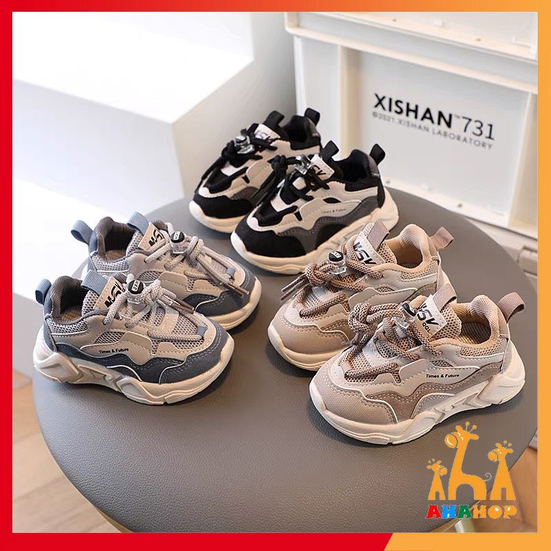 Giày thể thao cho bé, Giày sneaker cực chất lưới thoáng phối dây mix màu đáng yêu chính hãng mới nhất M922