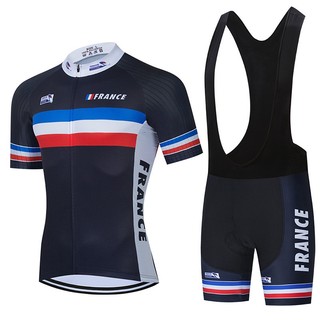 Bộ quần áo chạy xe đạp jersey 9d gel nhanh khô cho nam