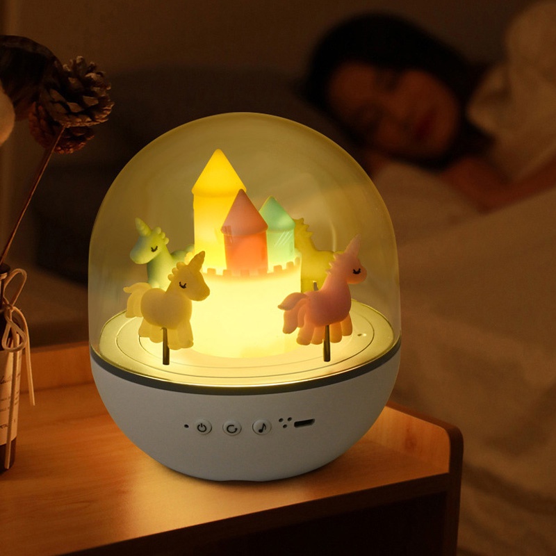 Đèn Ngủ led USB Nhiều Màu Sắc Họa Tiết Hoạt Hình Dễ Thương Cho Bé