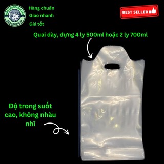 Túi PE đựng trà sữa, túi đựng mỹ phẩm  LOẠI CAO CẤP