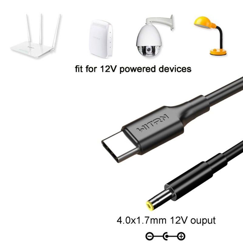 Cáp Sạc Nhanh Chuyển Đổi Cổng USB Type C Sang Cổng 4.0x1.7mm 60W