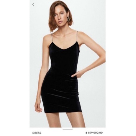 Đầm nhung body dây đẹp
