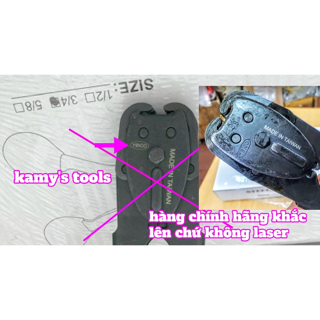 Dụng cụ kìm siết đai thép đai kiện hàng Ybico S290 3/8-3/4 inch tương đương 10-20mm chính hãng đài loan