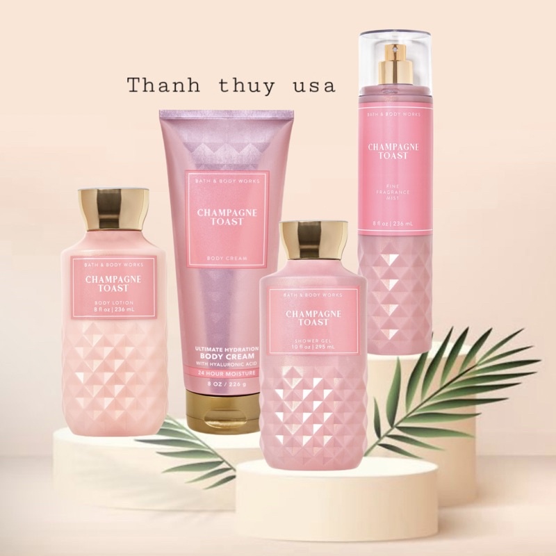 Sản Phẩm Sữa Tắm - Lotion - Xịt Thơm Toàn Thân Bath & Body Works